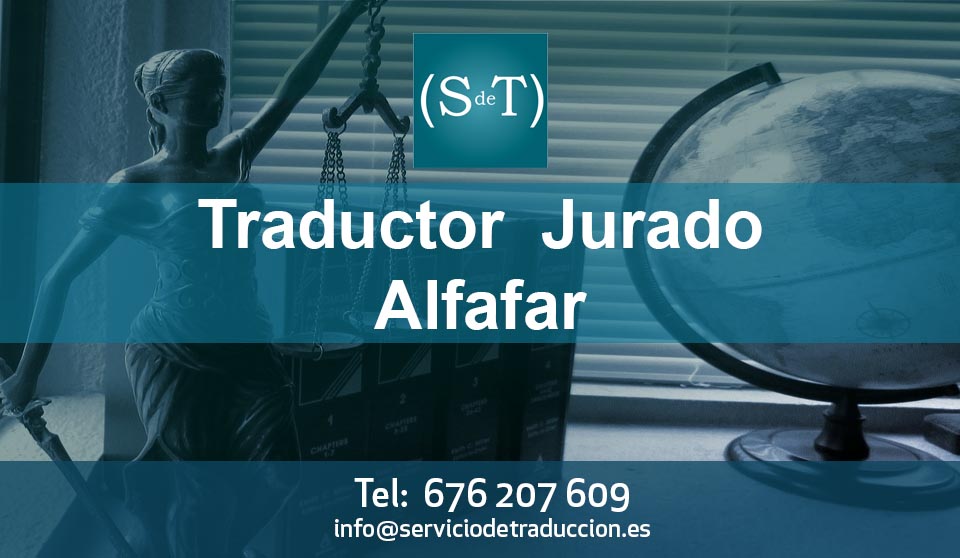 Traductor jurado Alfafar